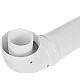 Комплект дымохода конденсационный ROMMER D80/125, L800 — фото, детали конструкции