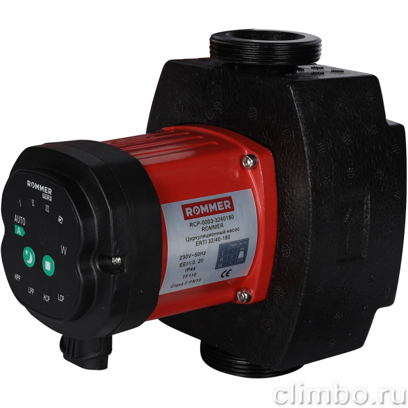 Циркуляционный насос ROMMER ERTI 32/40-180 — фото, детали конструкции