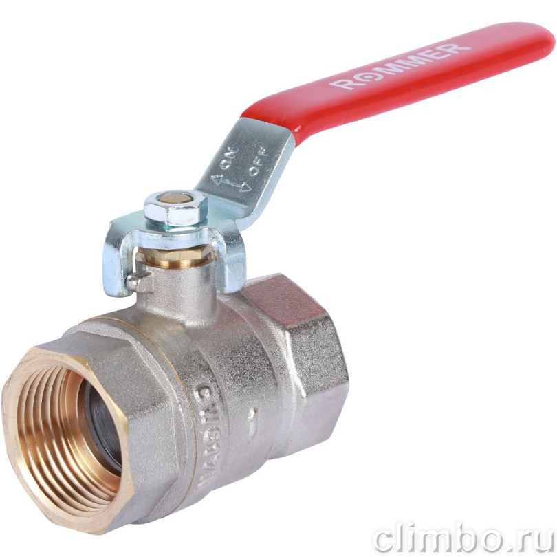 ROMMER  Шаровой кран 1  ВН/ВН, ручка рыча — фото товара