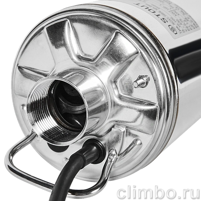 Насос колодезный с электронной регулировкой STOUT кабель 20 м, 230V, Q=90 л/мин, H=45 м — фото, детали конструкции
