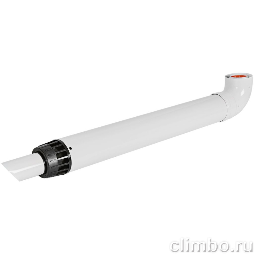 Комплект дымохода традиционный ROMMER RCA-6010 АНТИЛЕД УНИВЕРСАЛЬНЫЙ D60/100, L1000 (кроме Immergas и Navien Deluxe 75/100) однонаправленный — фото, детали конструкции