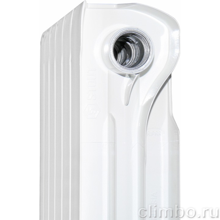 STOUT VEGA 500 9 секций радиатор алюминиевый боковое подключение — фото товара