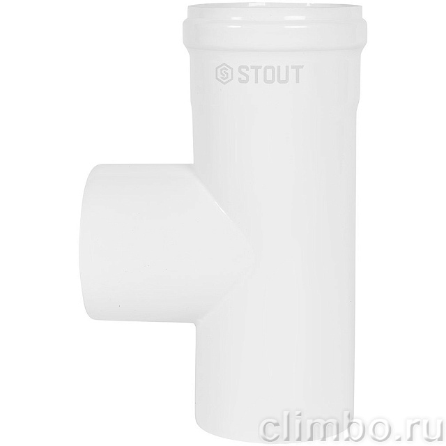 STOUT Конденсатоотводчик Т-образный традиц. D80(п-м)с заглушкой и патрубком — фото, детали конструкции