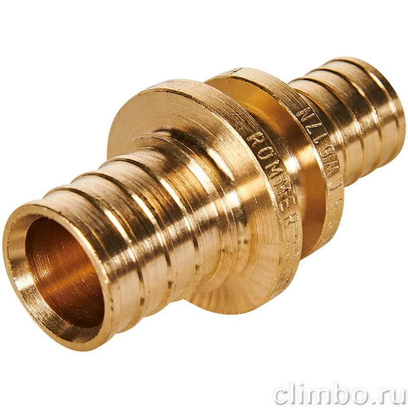 Муфта соединительная переходная ROMMER 20x16 для труб из сшитого полиэтилена аксиальный — фото, детали конструкции