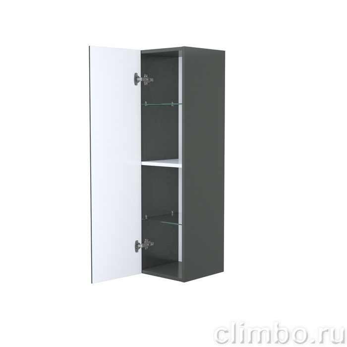 Пенал подвесной, 30 см, серый, Слайд Икс (Slide X), IDDIS, SLX30G0i97 — фото, детали конструкции