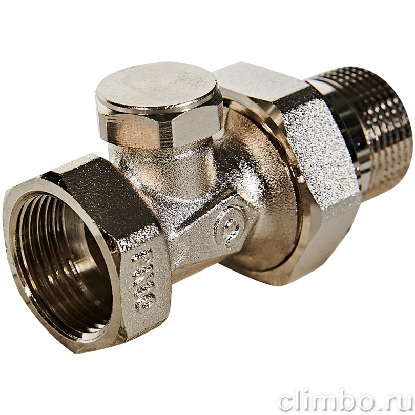 Клапан запорно-балансировочный ROMMER RVL-0001-100020 прямой 3/4 — фото, детали конструкции