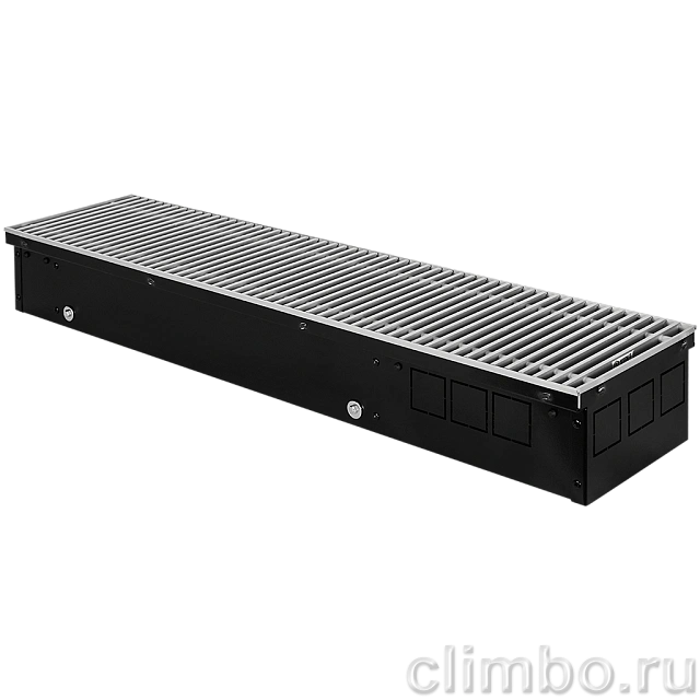 Внутрипольный конвектор STOUT SCN-1100 110х190х800 (Решётка роликовая) правое подключение — фото, детали конструкции