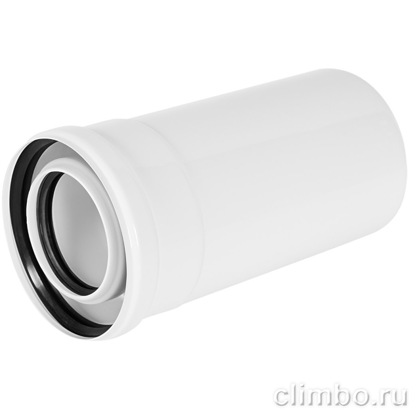 Удлинитель ROMMER коаксиальный конденсационный 80/125 L 250 — фото, детали конструкции