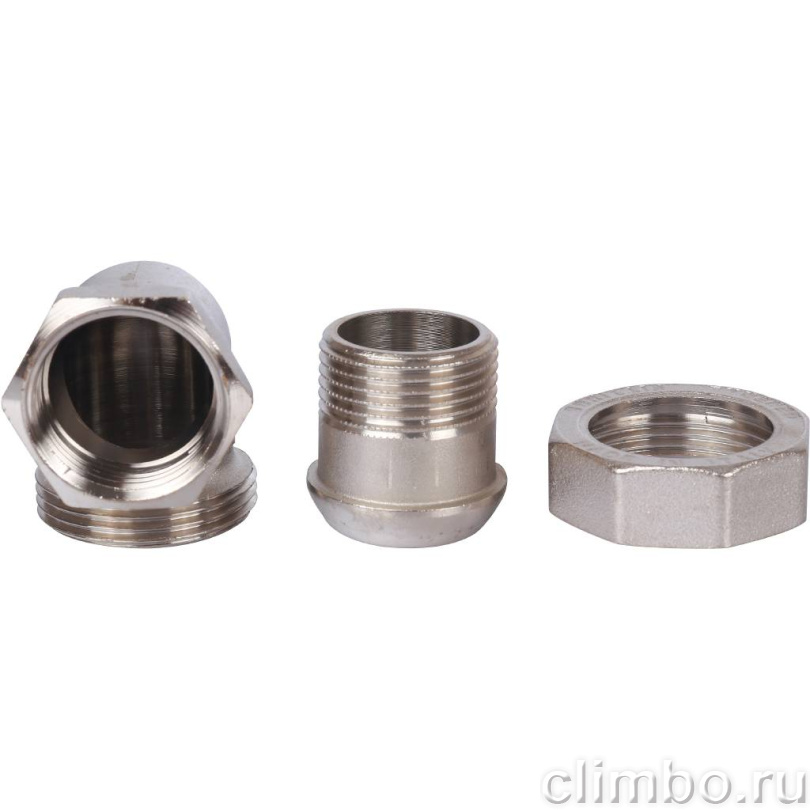 STOUT Угловая американка ВН, никель. 1" — фото товара